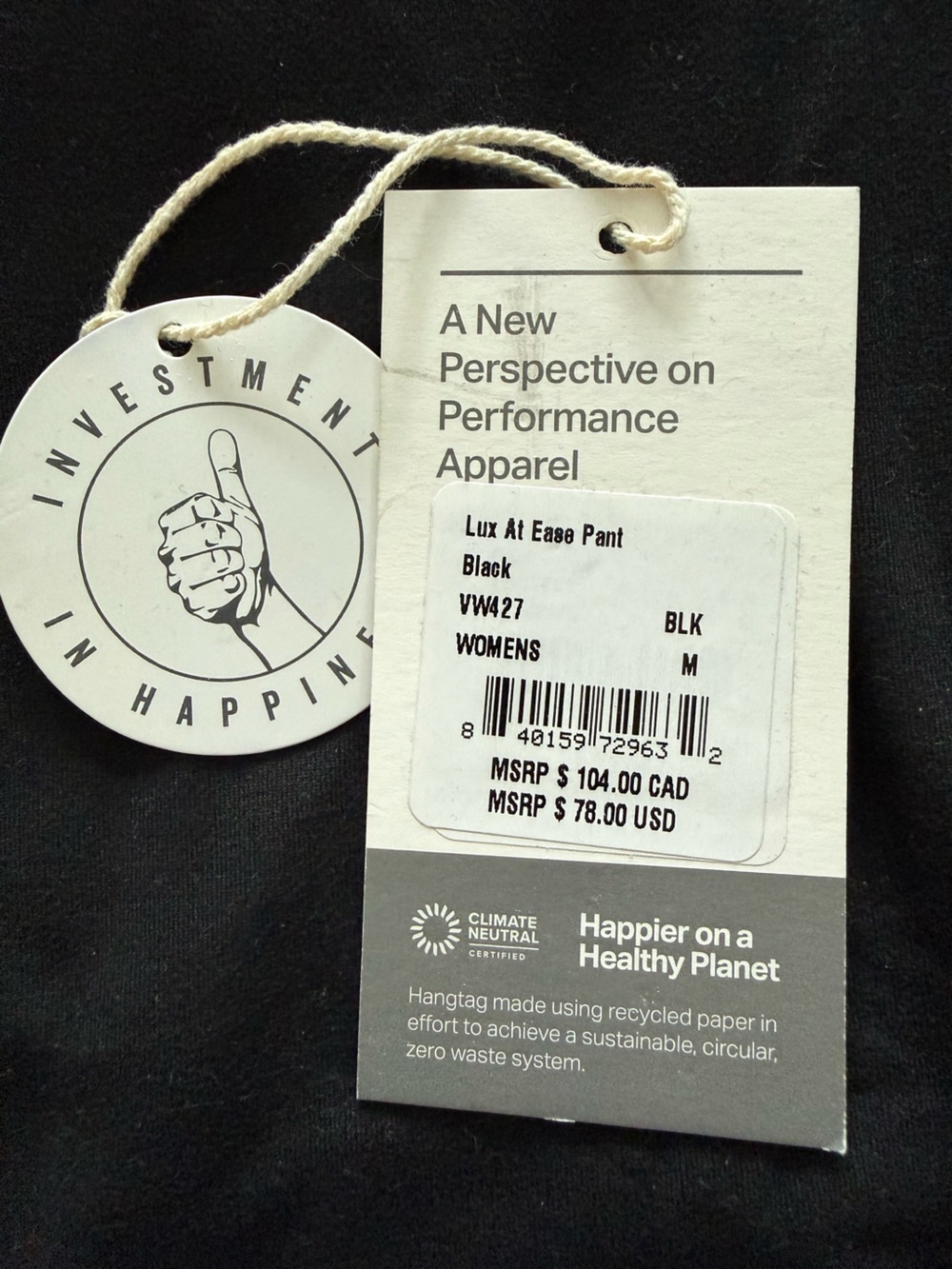 Vuori Lux At Ease Pant size medium. - Picture 4 of 4